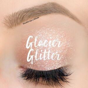 ShadowSense Glacier Glitter NEW Sheer White Long Last Cream to Powder Eyeshadow